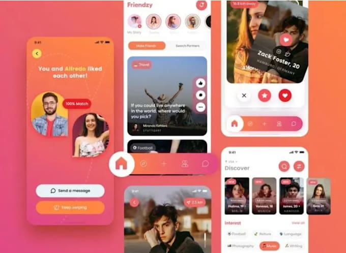 Gig Preview - Build dating website, dating app, dating bot, social chat app, and online dating