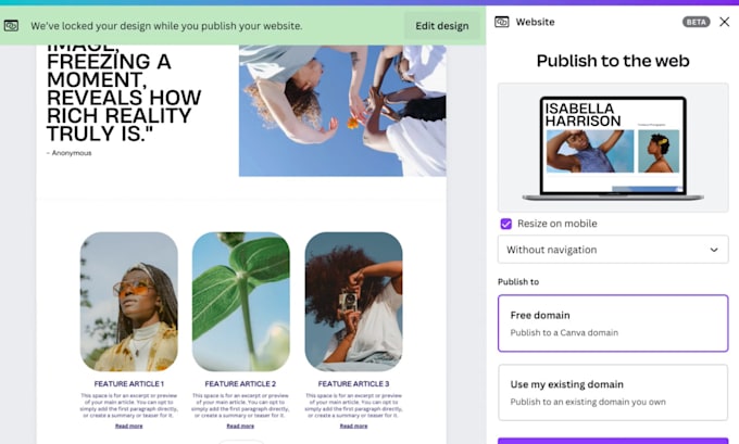 Gig Preview - Design canva ebook, canva journal template, hyperlinked planner, canva website