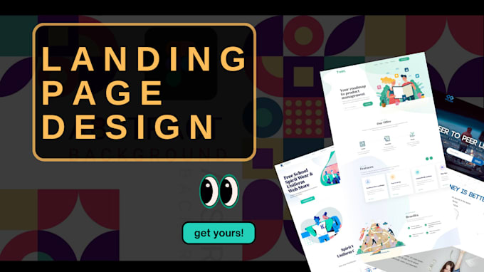 Gig Preview - Design high conversion figma landing page