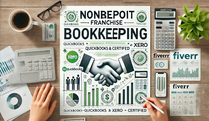 Gig Preview - Nonprofit charity bookkeeping with quickbooks, xero, and aplos