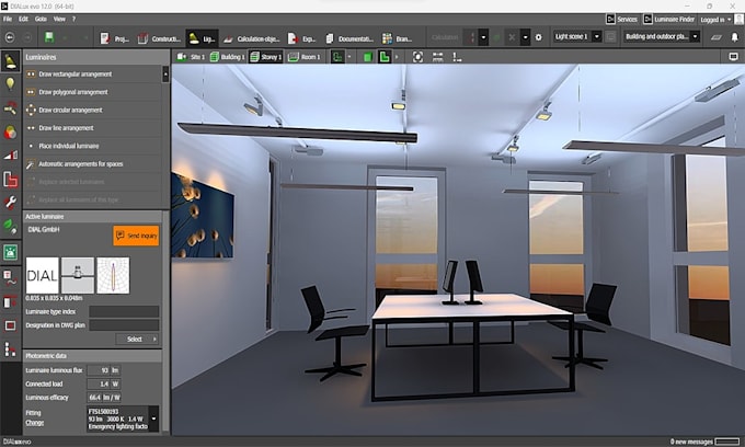 Gig Preview - Do electrical lighting design using dialux evo and autocad