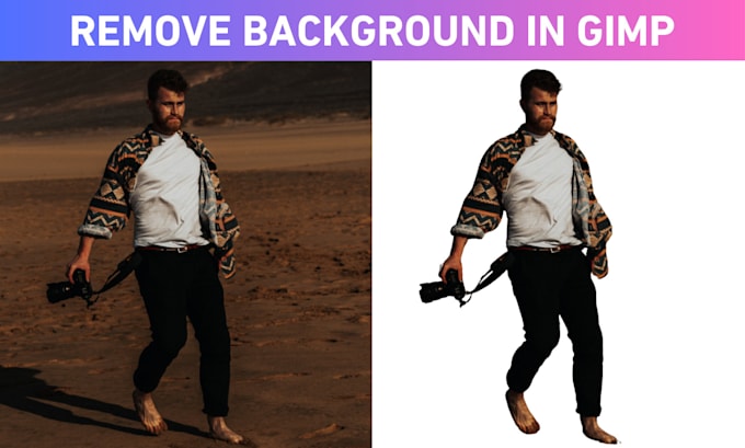 Gig Preview - Manually remove the background from your image without using ai