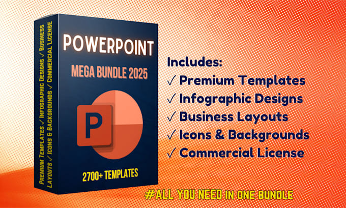 Gig Preview - Provide a powerpoint mega bundle with premium templates and icons