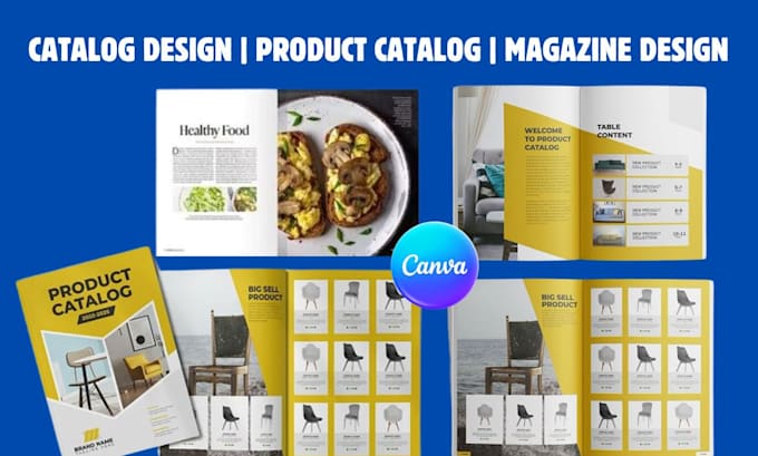 Gig Preview - Design product catalog, catalogue, lookbook, sell sheet, magazine and flyer