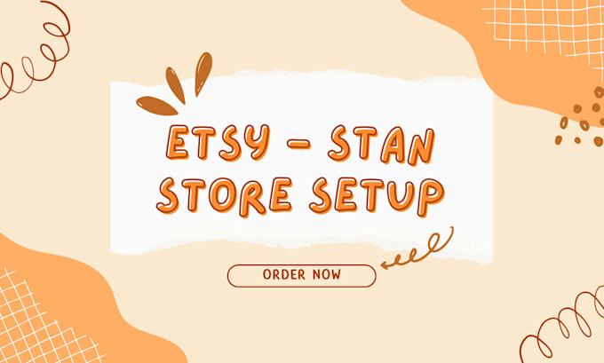 Gig Preview - Etsy stan store setup etsy digital planner design etsy printify etsy printful