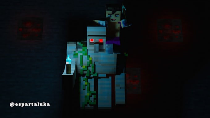 Bestseller - diseñare 3 renders de minecraft en 24 horas