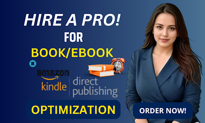 Bestseller - optimize amazon kdp book publishing ebook formatting seo optimization