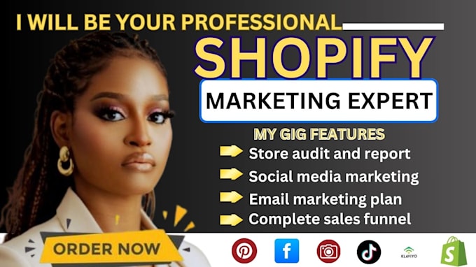 Gig Preview - Boost shopify sales shopify dropshipping or website promotion