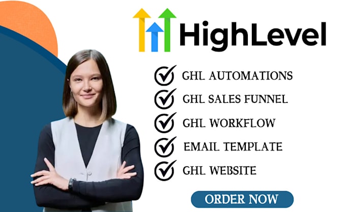 Gig Preview - Set up gohighlevel automation workflows sales funnel, ghl website expert