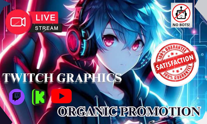 Bestseller - design twitch logo animated overlay banner and pannel  to drive organic viewers