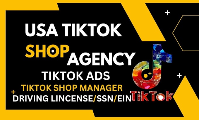 Gig Preview - Create USA tiktok shop setup tiktok shop ads account manager non USA USA llc