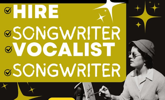 Gig Preview - Be your songwriter and ghostwriter rap, lyrics for song