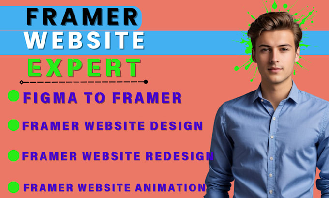 Bestseller - develop framer website design framer website framer animation wix website framer