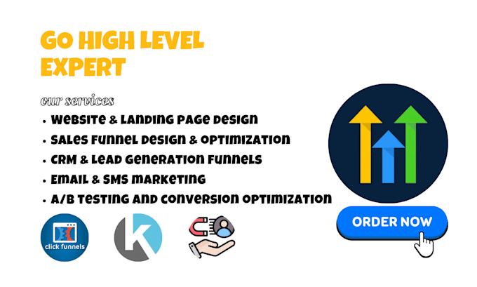 Bestseller - design gohighlevel clickfunnnels kajabi leadpages kartra drrop funnels website