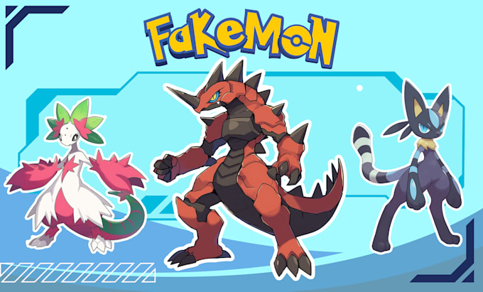 Gig Preview - Draw custom fakemon or pokemon for you