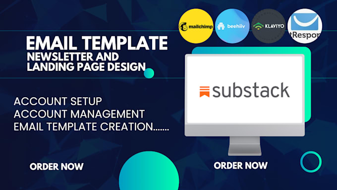 Bestseller - professional landing page design, engaging newsletter creation on substack