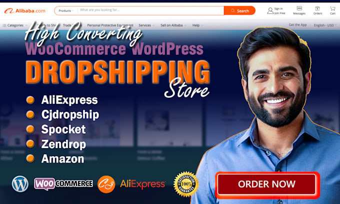 Gig Preview - Create a high converting wordpress dropshipping store that drives real sales