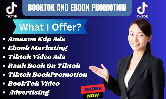 Bestseller - promote and rank book on tiktok booktok bookrank kdp ads tiktok ebook marketing