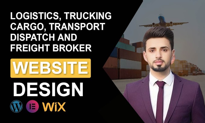 Gig Preview - Create a logistics website, dispatch, trucking, cargo and freight broker website