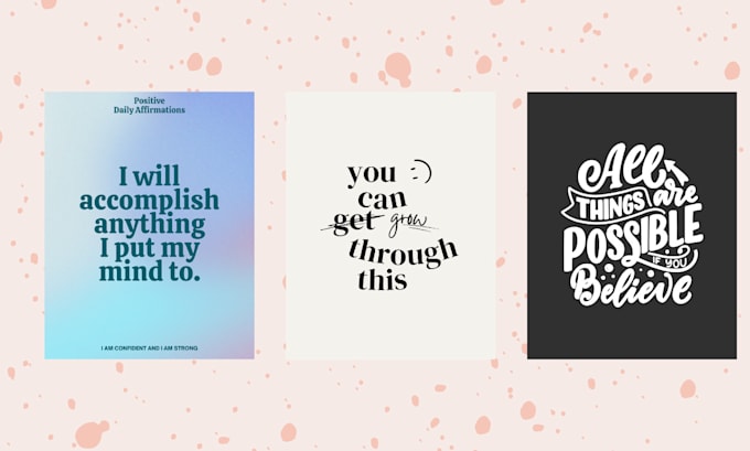 Gig Preview - Design printable typography poster and quotes poster