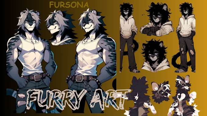 Gig Preview - Draw furry nsfw pixel art, fursona, furry comic fanart, anthro with anime style