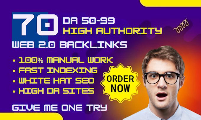 Gig Preview - 70 web 2 0 backlinks