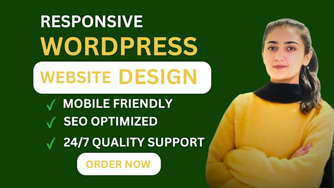 Bestseller - design responsive wordpress website using elementor