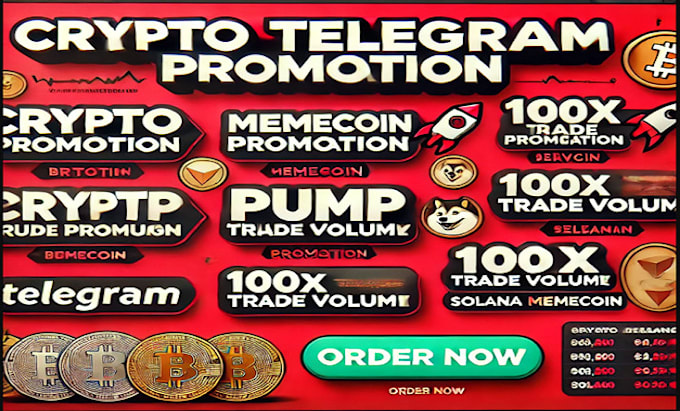 Bestseller - crypto telegram promotion, nft token, ethereum meme coin marketing to 100x sales