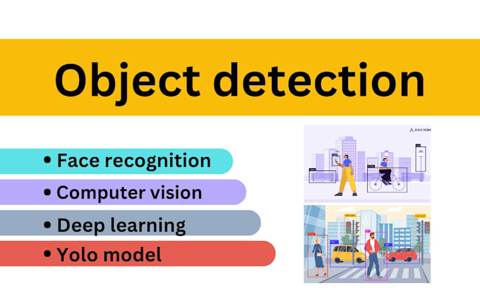 Gig Preview - Do real time object detection face recognition using yolo model, opencv