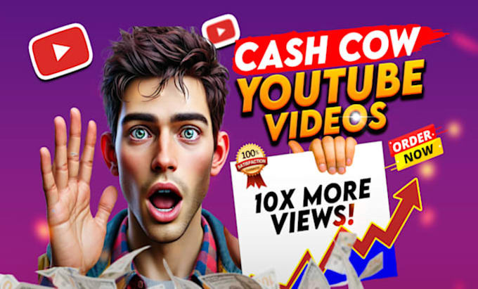 Gig Preview - Build best amazing cash cow channel with cash cow faceless videos