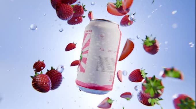 Gig Preview - Do 3d soda animation 3d beverage animation 3d can energy drink cgi animation