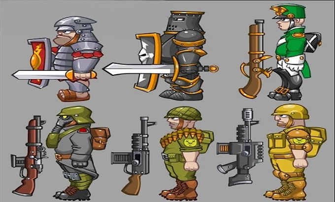 Gig Preview - Do 2d spine character spine, 2d spine animations for 2d games