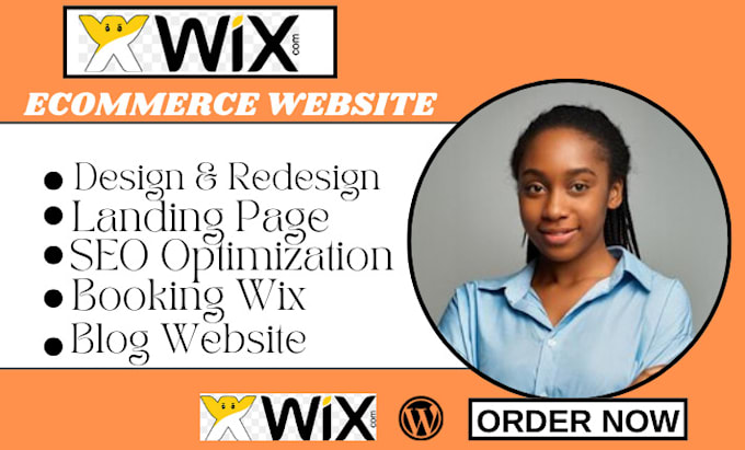 Gig Preview - Do wix website redesign and design wix ecommerce booking wix studio wix seo