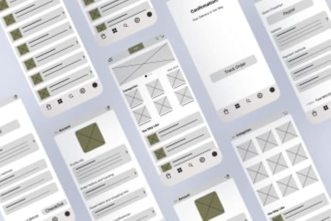 Bestseller - create low fidelity figma wireframe design figma prototype in uiux design