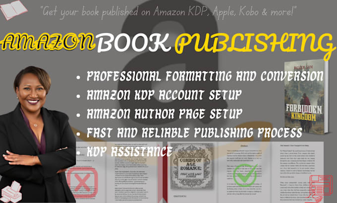 Gig Preview - Help you convert and publish your ebooks on kindle, apple, kobo, and more