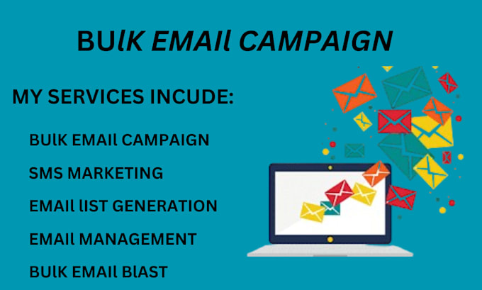 Gig Preview - Send bulk email blast, email marketing campaign mass email