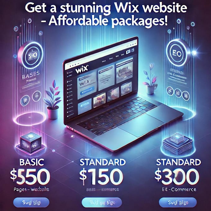 Gig Preview - Design and redesign a professional wix website and landing page