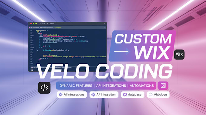 Gig Preview - Do custom wix velo code solutions to enhance your wix site