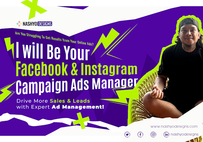 Gig Preview - Be your facebook meta and instagram ads campaign manager