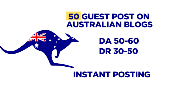 Bestseller - publish high da australian guest posts on australian blogs