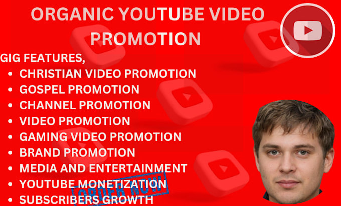 Gig Preview - Do USA youtube channel promotion, USA video promotion to USA audience