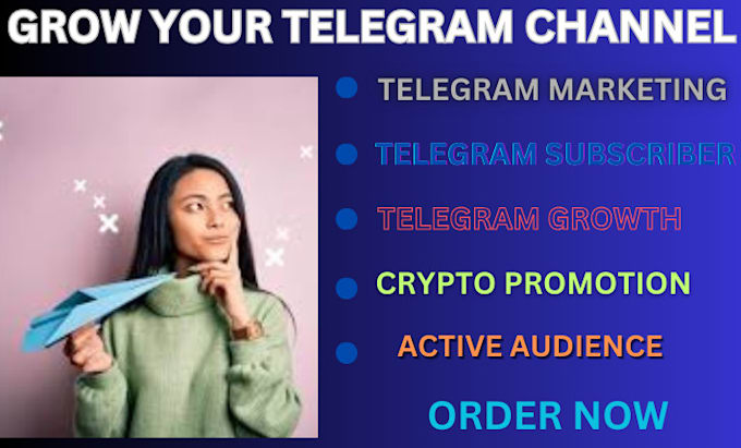 Gig Preview - Do telegram promotion, crypto promotion, crypto telegram