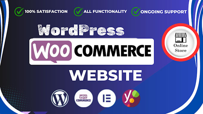 Gig Preview - Create wordpress ecommerce website, online store, woocommerce