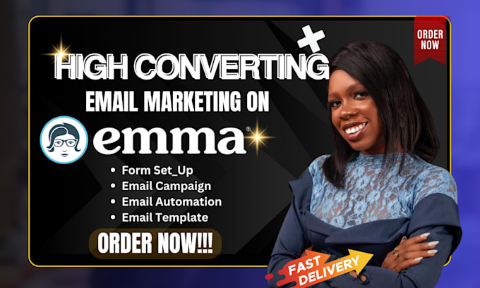 Bestseller - design an email template and automate the email campaign for myemma