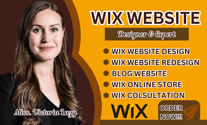 Bestseller - do wix website design redesign wix redesign landing page wix SEO website design