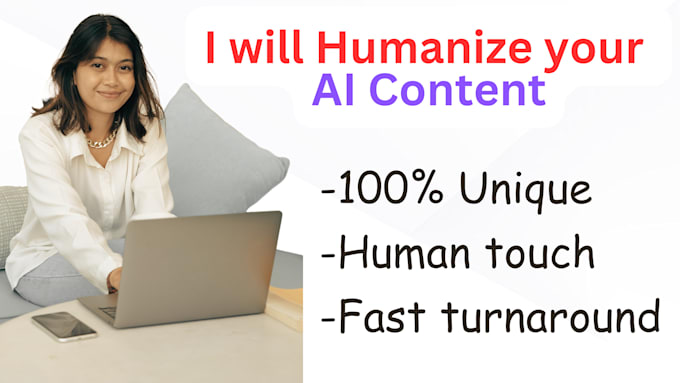 Gig Preview - Manually edit, rewrite, and humanize ai content