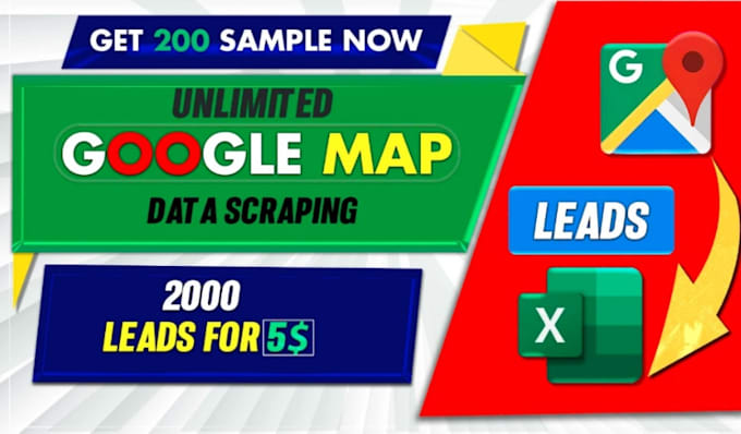 Gig Preview - Scrap google maps for business email and lead generation