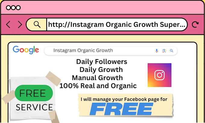 Gig Preview - Do instagram promotion for super fast organic growth, free facebook management