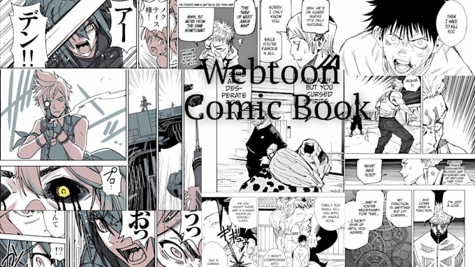 Gig Preview - Create webtoon comic book, webcomic, manga page, manga illustration, nsfw manga