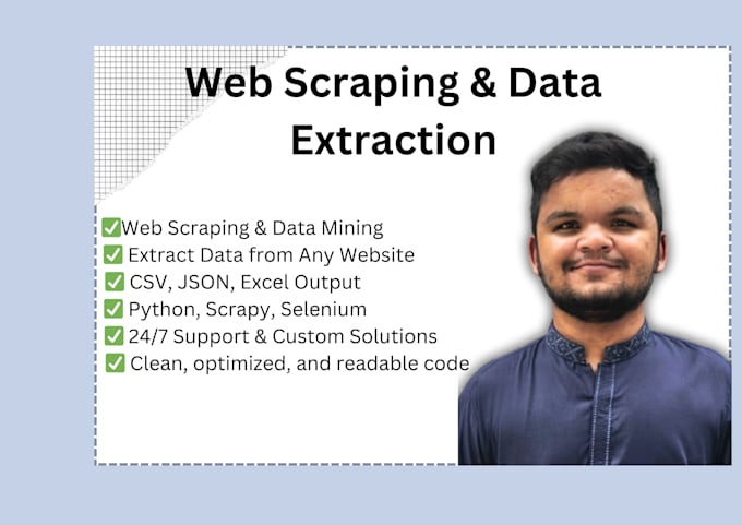 Gig Preview - Scrape website , data scrapping using python